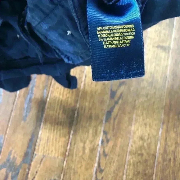 Polo Ralph Lauren Girls 3/3T Navy Blue Khaki Ruffled Adjustable-Waist Skirt - Picture 7 of 7